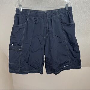 SUGOI Black Padded Cycling Cargo Shorts. Size XL